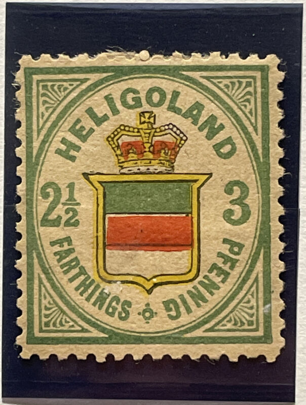1876 Heligoland 3pf Stamp | Sc #20 SG #12a | MHH $275CV