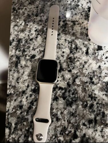 Apple Watch Series 7 45mm Silver Stainless Steel Case with Apple Watch Series 7 45mm Silver Stainless Steel Case with
