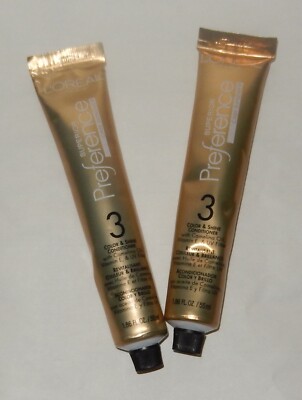 L'OREAL PARIS SUPERIOR PREFERENCE CARE CONDITIONING HAIR 1.86 OZ #3 LOT OF 2 NEW