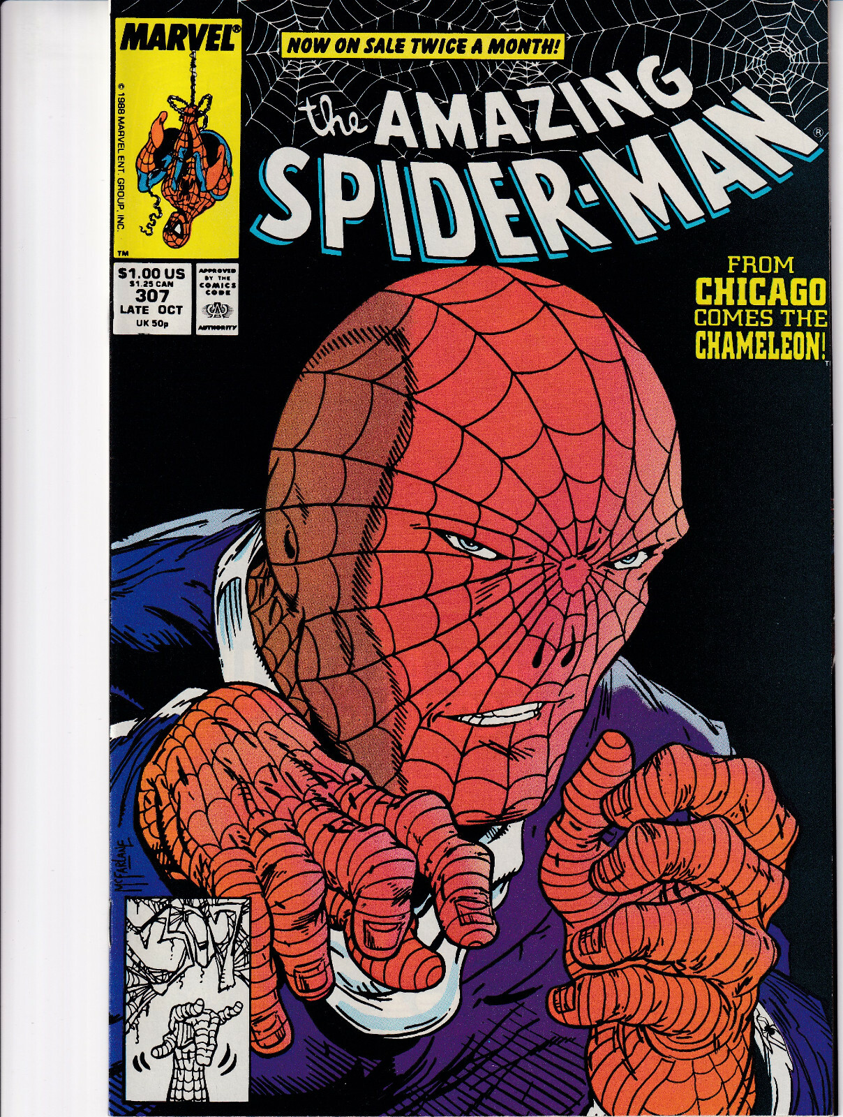 AMAZING SPIDER-MAN Vol. 1 # 307 Late October 1988 MARVEL