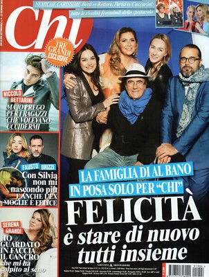 Chi 2019 4.Al Bano,Emma Stone,Angelina Jolie,Serena Grandi,Veronica Pivetti