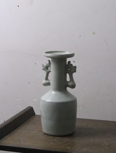 龍泉窯雙耳瓶 宋龍泉窯雙耳瓶-數位典藏與學習聯合目錄