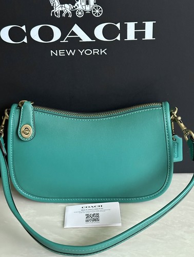 TEN NYLON COACH GREEN XL 』 COACH Zip Top Crossbody Bag in