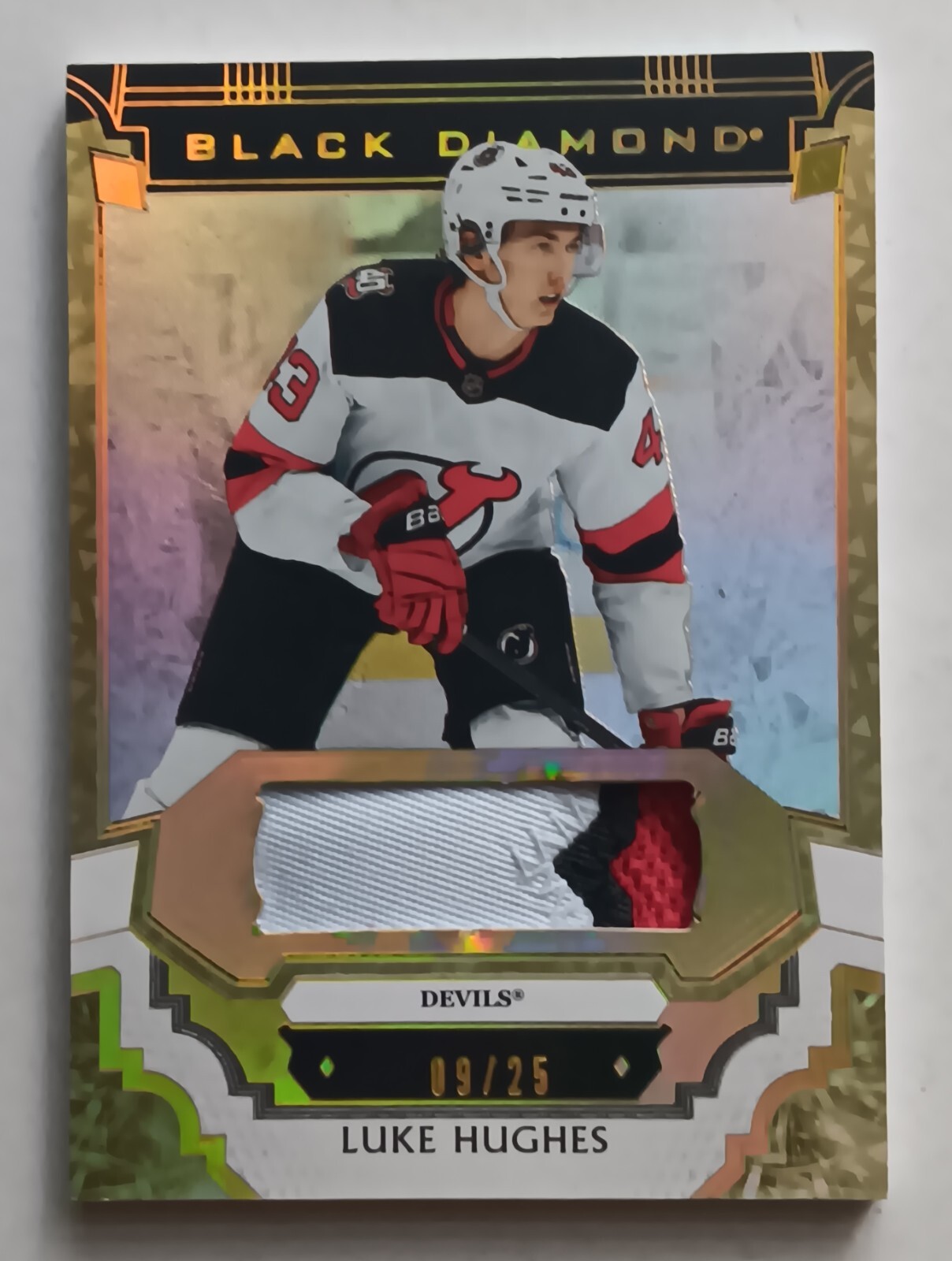 ルミナス BLACKDIAMONDとSLICKEdition 2023-24 Black Diamond Pure Black Premium Relics Luke Hughes