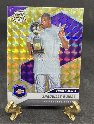 【TEAM MVP】SHAQUILLE O'NEAL 2020-21 Panini Mosaic Finals MVPs Reactive Blue Prizm #300