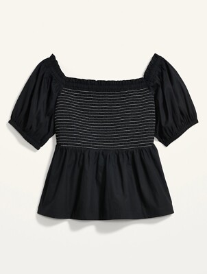 Old Navy Women s Off-The-Shoulder Smocked Babydoll Swing Blouse Size M XXL $37