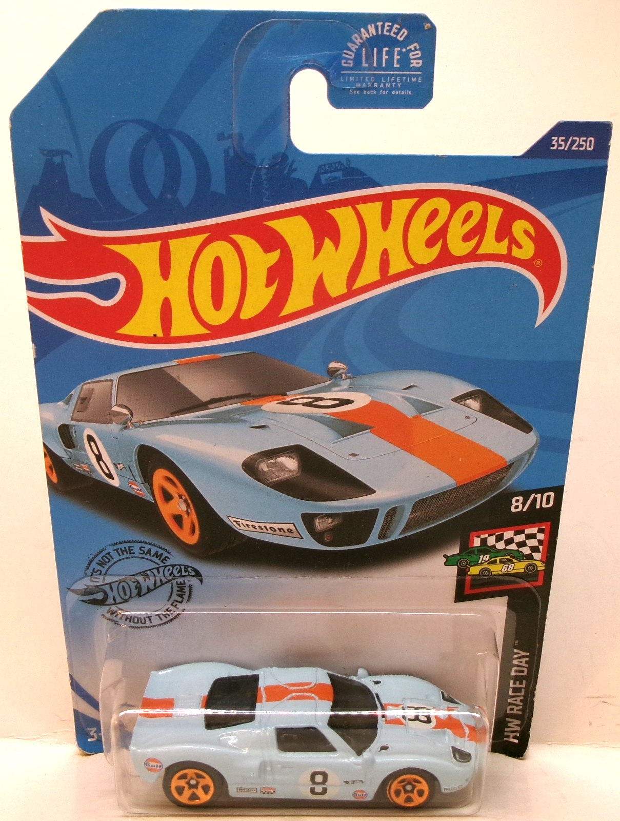2020 HOT WHEELS 1:64 HW RACE DAY 8/10 GULF BLUE FORD GT-40