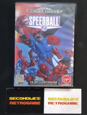 SEGA MEGA DRIVE SPEEDBALL 2 PAL ITA CONDIZIONI FOTO