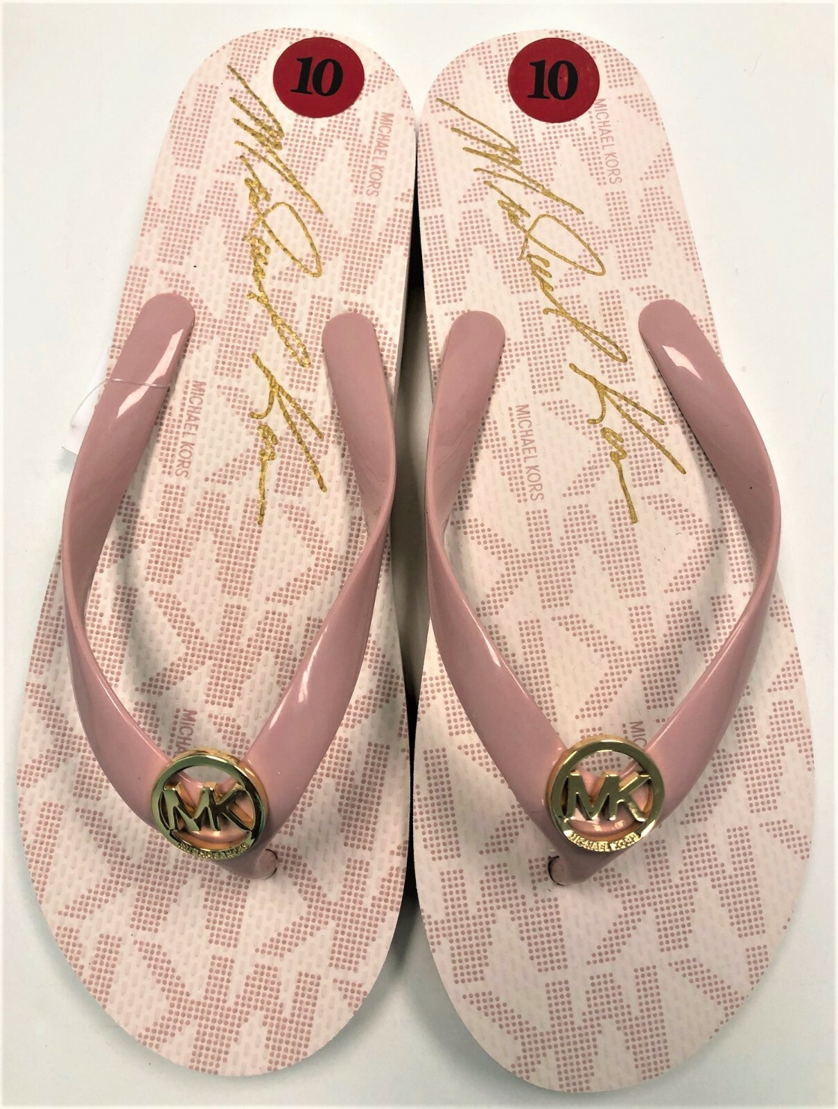 michael kors jet set flip flops