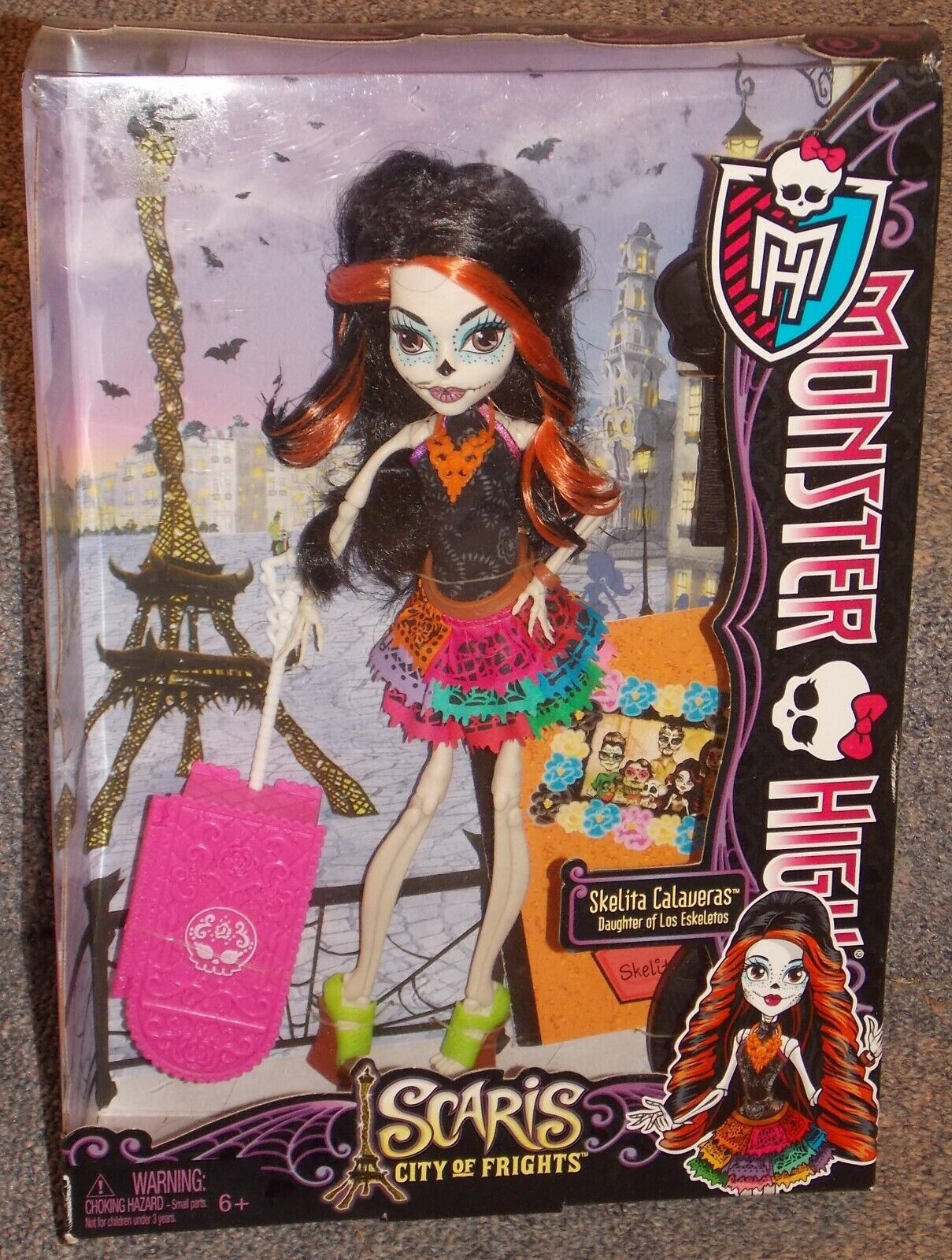 2012 Monster High Skelita Calaveras Doll New In The Box 2012 Monster High Skelita Calaveras Doll New In The Box