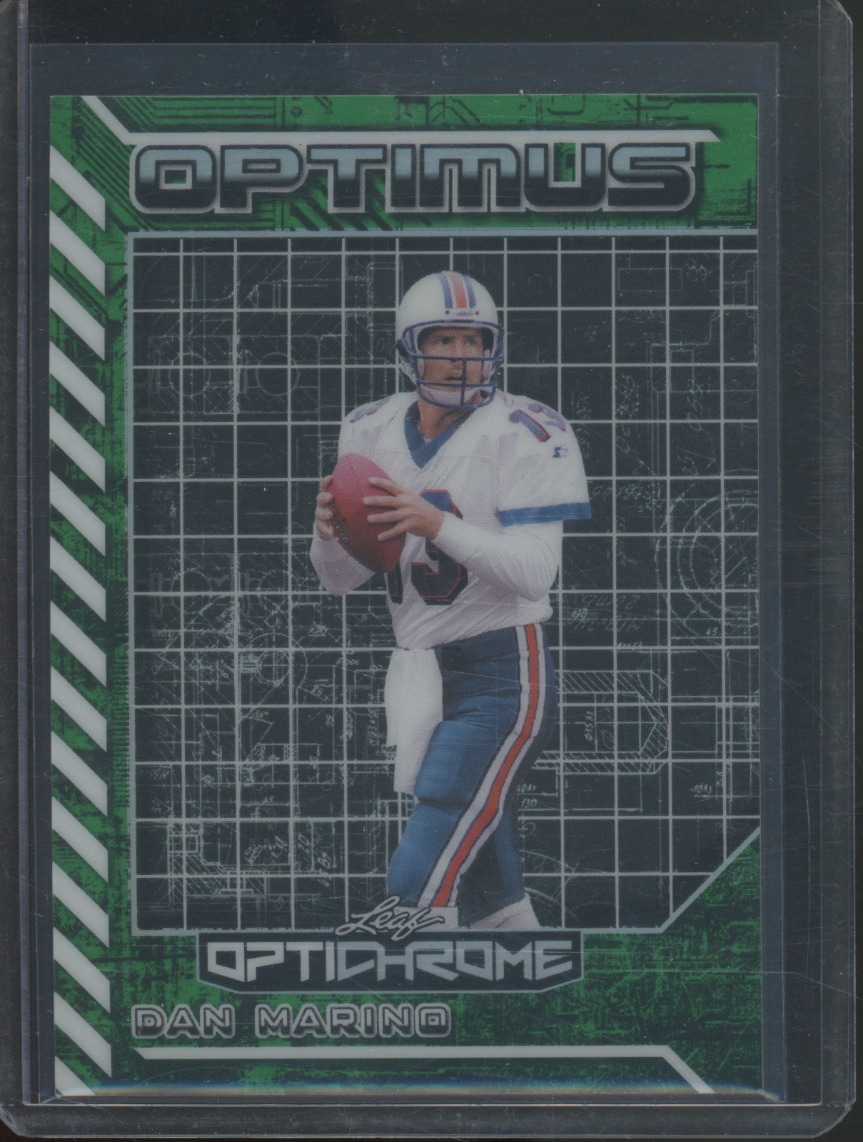 2025 Leaf Optichrome Optimus Prismatic Green Dan Marino 1/1