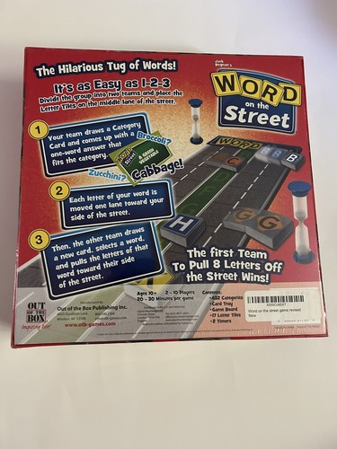Word On The Street - The Hilarious Tug Of Words Game NIB