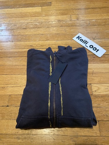 Haider Ackermann Perth Hoodie Size XL Anthracite Embroidery