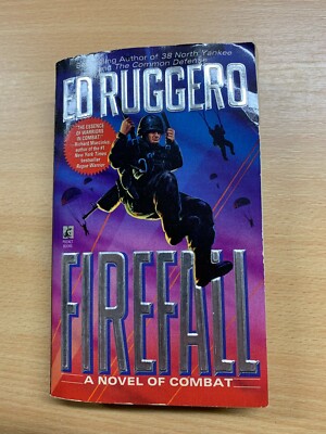 1995 Ed Ruggero "Firefall" Militar Fiction USA Libro de Bolsillo (P3)