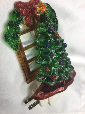 Costco Night Light Veilleuse Christmas Tree Through Window Plug In Bulb
