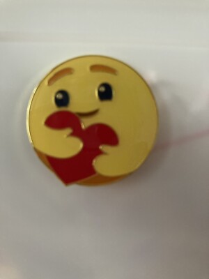 Care Emoji Pin Badge Enamel- I Care/ I Love You