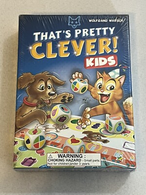 That's Pretty Clever! Kids Dice Game Wolfgang Warsch Schmidt CMYK 2-4 Players 5+