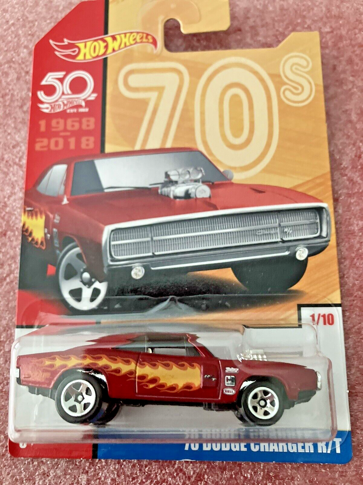【懸賞品】ホットウィール 1970 DODGE CHARGER 1/18 MATTEL HOT WHEELS 1:18scale ELITE 