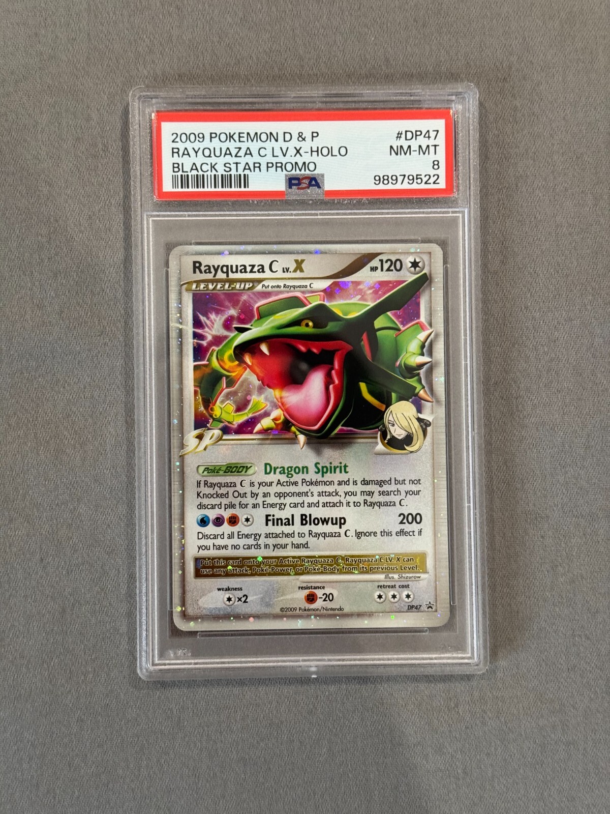 2009 Pokémon Diamond & Pearl Rayquaza C LV. X Holo #DP47 2009 Pokémon Diamond & Pearl Rayquaza C LV. X Holo #DP47