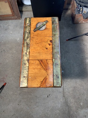 Restoration Hardware Rustic Side Table