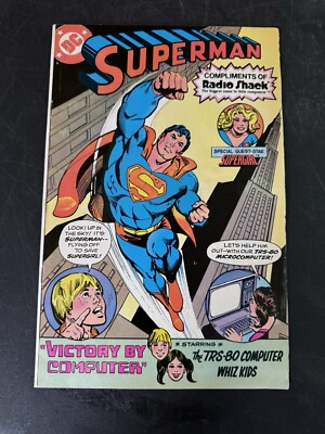 Superman Radio Shack Giveaways #1981 1980 DC Comics Mid Grade Comic Book (B3)