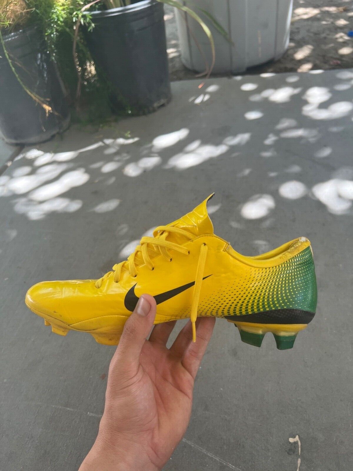 RARE Nike R9 Yellow Vapor lll FG Ronaldo US 10 | eBay
