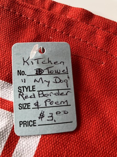 Dog Lover Gift “My Dog” Poem (20”x30” 100% Cotton) Veterinarian, Breeder, Walker