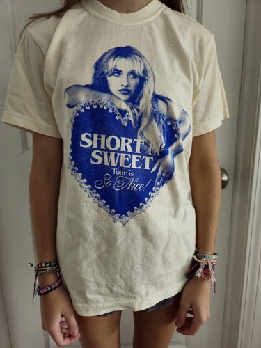Sabrina Carpenter Short N Sweet 2024 Tour Shirt Authentic