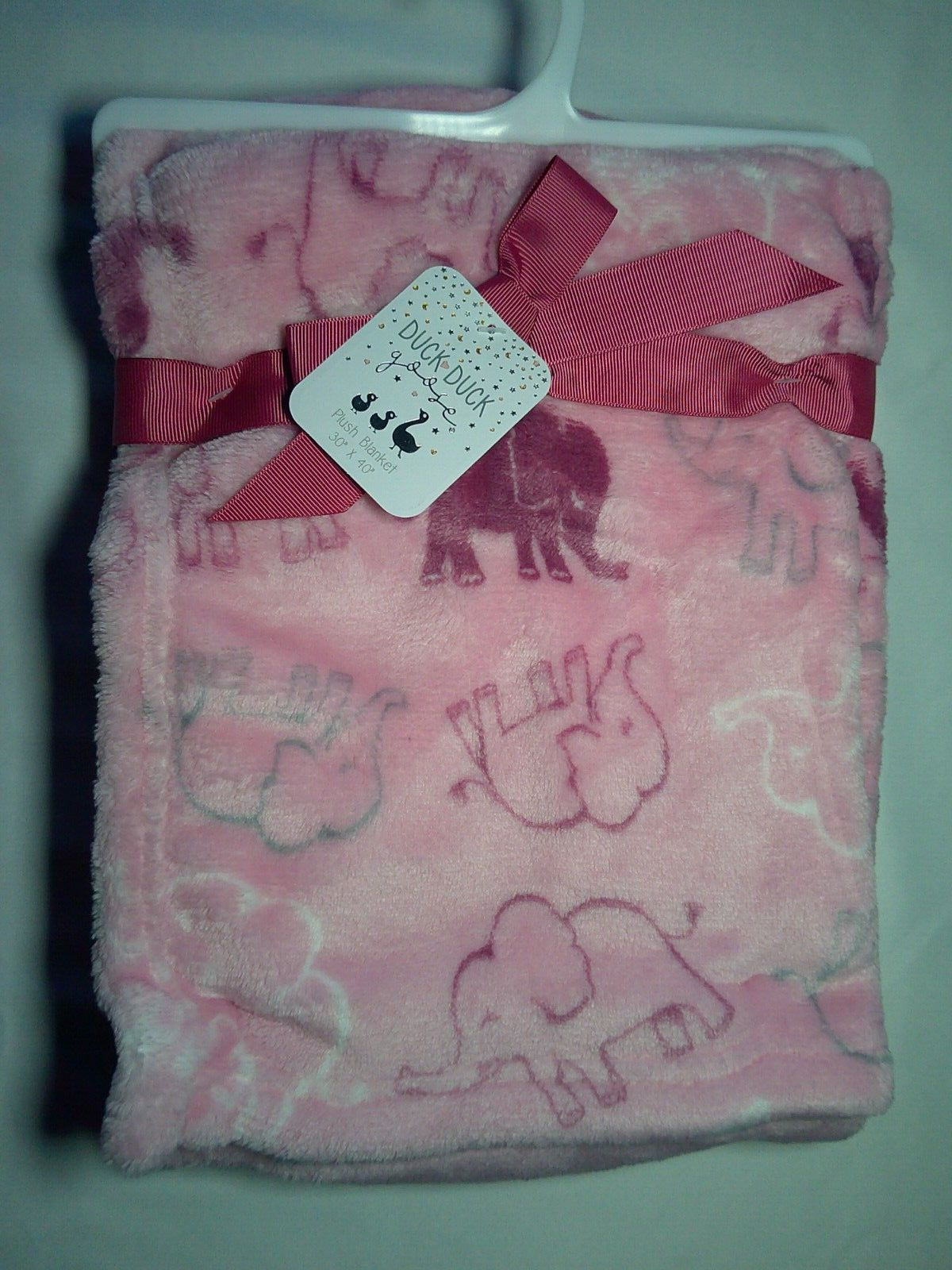 Elephant Printed Pattern Graphic Print One Size Rose
