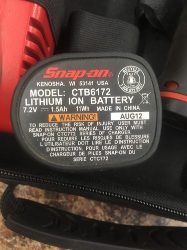 SNAP ON CT661 7.2 VOLT 3.8