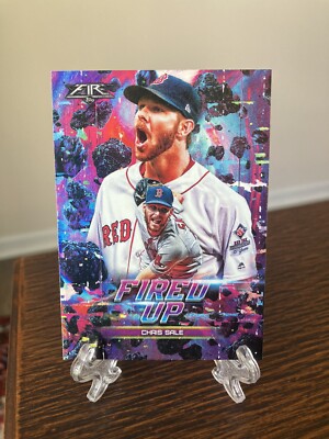 2018 Topps Fire Fired Up #F4 Chris Sale Red Sox HOF? Insert