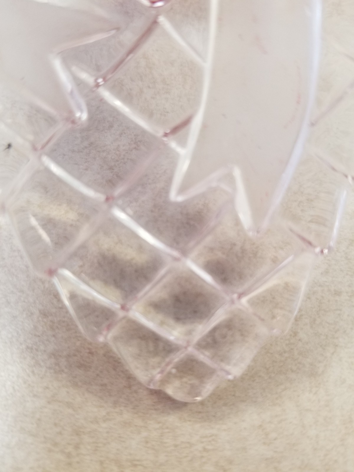 Tiffany & Co. Crystal Holiday Ornament Pine cone 1995 Collection USED