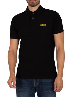 

Мужская рубашка-поло Barbour International Essential, черная, Черный, MML0914BK31