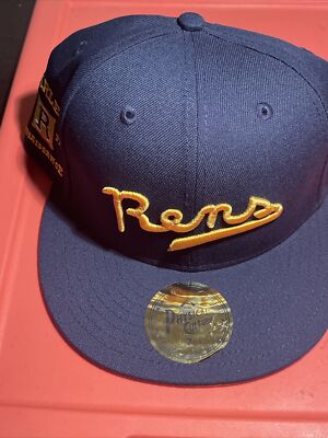 Men's Physical Culture Navy New York Rens Black Fives Fitted Hat 7 3/8 NWT