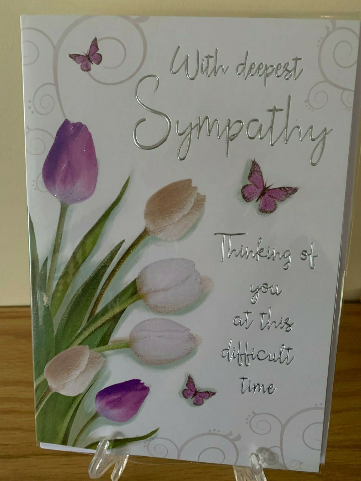 Sympathy Cards Bereavement Condolence Mourning Sorry For Your Loss Dies