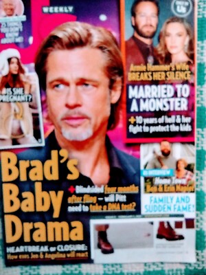 US WEEKLY # 5 02/01/2021 BRAD'S BABY DRAMA HEARTBREAK or CLOSURE