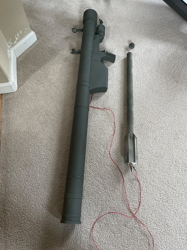 WIP MANPADS Functional Rocket Launcher SA-7 Grail Olive Green Custom