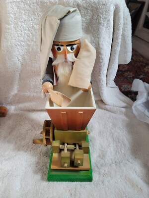 Vintage Original Steinbach Nutcracker.  West Germany   Grain Grinder 15'' Tall