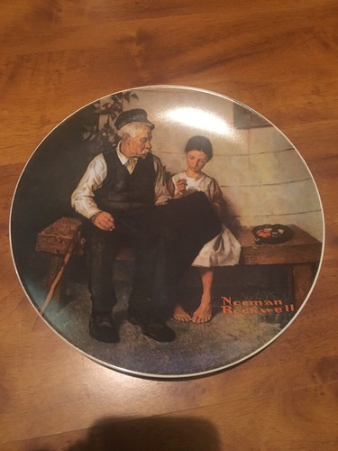 NORMAN ROCKWELL The Lighthouse Keepers Daughter Collector Knowles Limited Plate
