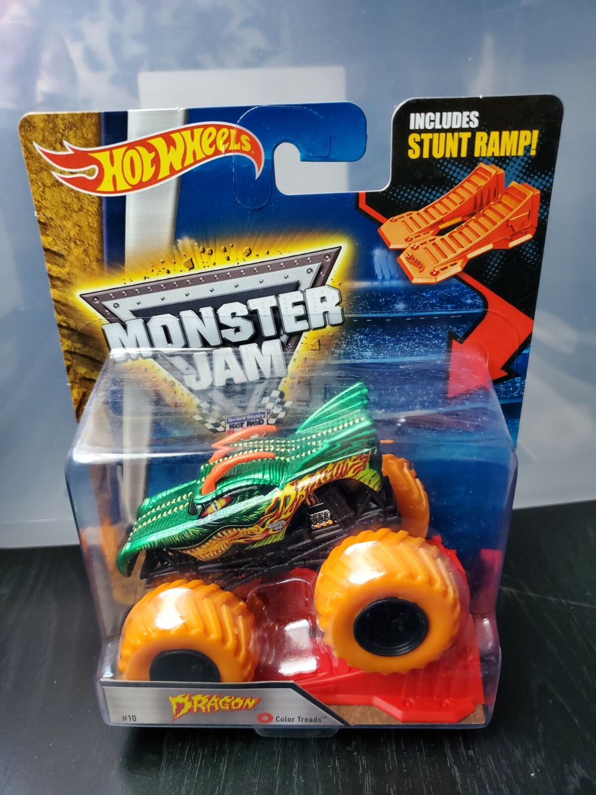 RARE Hot Wheels Dragon Monster Jam Truck 1:64 PACKAGING