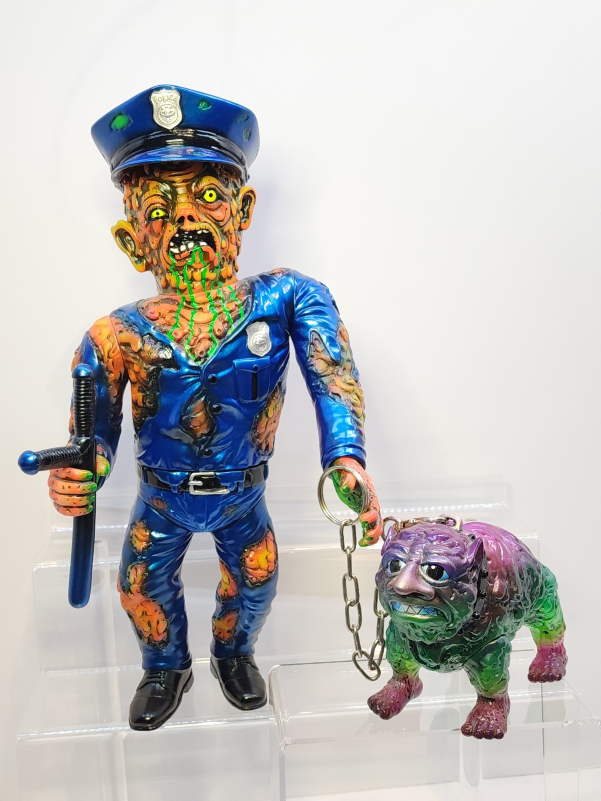 Violence Toy Mutant Cop & DK-9 @jt2065 custom 1/1 sofubi 12