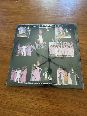 Reverend RD Sanders Moving Up! 2 LP Gospel Funk Soul Private Compton California 
