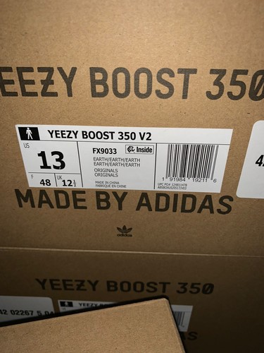 Pre-owned Earth Adidas Yeezy Boost 350 V2  Size 13 Fx9033 100% Authentic With Receipt. In Brown