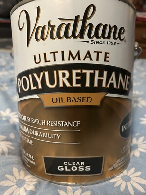 9032 VOC Varathane Interior Polyurethane, 1 Gallon , Clear Gloss Oil Based