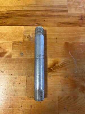1/2'' x 6'' SCH160 TBE NIPPLE 316SS - Pack of 3
