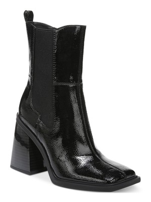 Женская обувь CIRCUS BY SAM EDELMAN черного цвета с блочным носком сзади Lauren на каблуке Челси 8,5 М