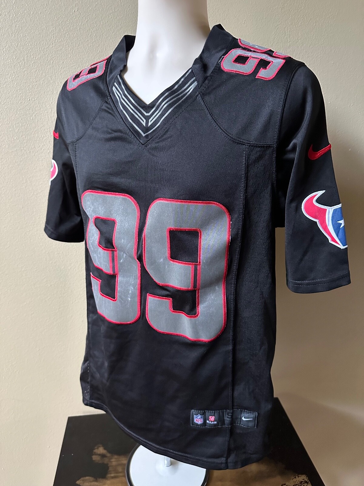 Nike NFL On Field Houston Texans JJ Watt #99 Black Football