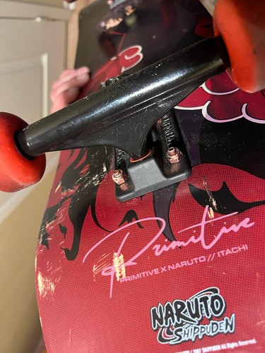 Naruto Shippuden x Primitive Complete Skateboard Robert Neal Itachi Crows 8.0
