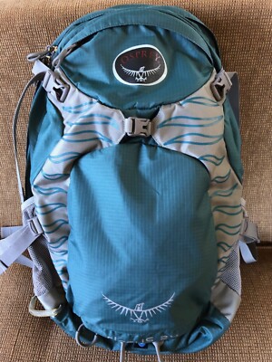 Osprey Sirrus 24 Women's Backpack Teal / Grey Airspeed w Ventilation, Rain Cover