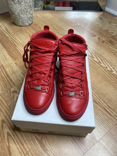 Size 8- Balenciaga Arena High/Red | eBay Size 8- Balenciaga Arena High/Red | eBay